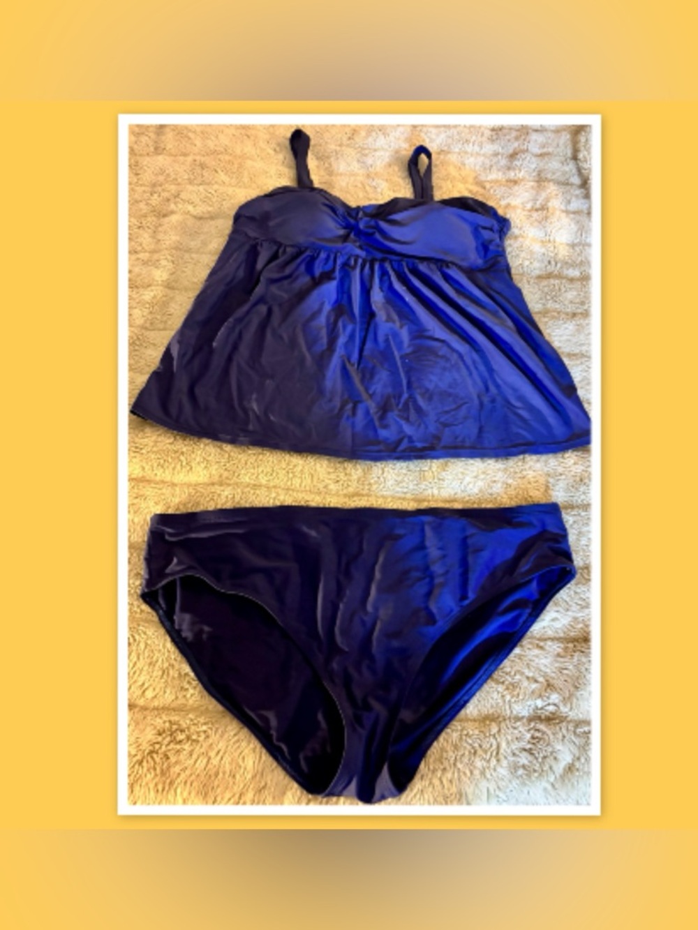 Women’s Plus Size Tankini Swimsuit ~ Size 2XL